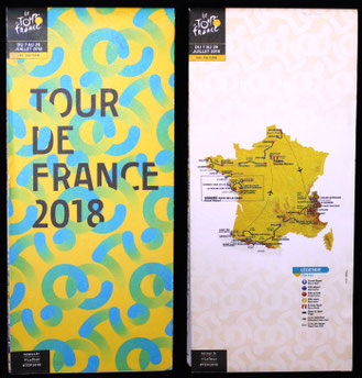 Carte Tour de France 2018