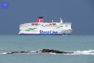 Stena Vision à Cherbourg (© lebateaublog 2025)