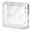 CLEAR 1919/8 Double End Wave Sahara 1S Wolke gerader Endstein Abschlusstein Glasbausteine Glass Blocks Glassteine Briques de verre Solaris Abschlussstein Glasstein Glasblock Glass Blokker France Glasblokke Lasitiilet Glasblock Glasbaksteen België Glazen B