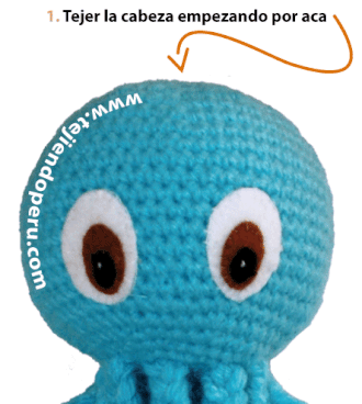 Tutorial: cómo tejer un pulpo a crochet (amigurumi) paso a paso