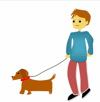 犬の散歩