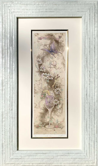 「Violet Dew」/ ed.7/50 /腐蝕銅版画 /380×120mm /¥46,200(税込み)