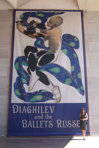 Banner of costume design for Vaslav Nijinsky as the Faun from The Afternoon of a Faun 1912