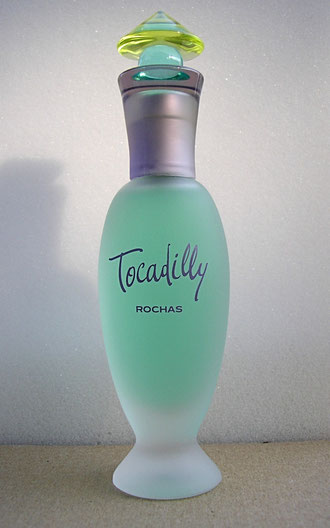 ROCHAS - TOCADILLY : FLACON EN VERRE SATINE 