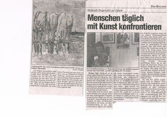 Ausstellung in der Stadt Bergen auf der Insel Rügen