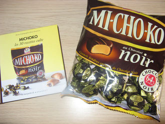 Bonbons caramel chocolat noir MICHOKO - Sachet de 100 g sur