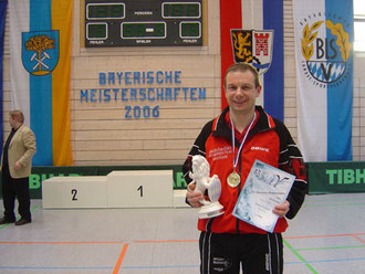 Peter Herbst mit dem Bayerischen Löwen