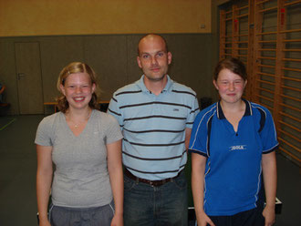 Unsere Neuzugänge von links nach rechts: Sarah Grünewald, Michael Hasselbring, Theresa Grünewald