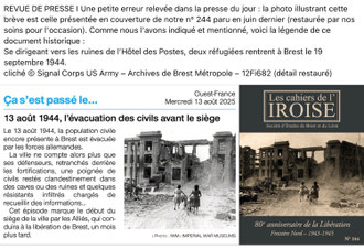 Ouest-France, 13 août 2025