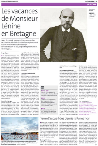 Le Télégramme, 28 décembre 2025