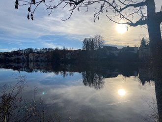 Silvester-Seminar in Bad Waldsee mit winterlichem See