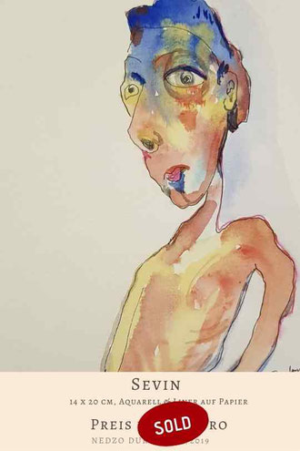 SOUL ART von Nedzo Durakovic Aquarell