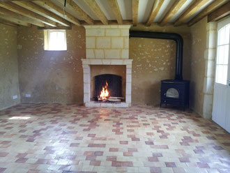 cheminée paysanne et poêle à bois Dutchwest