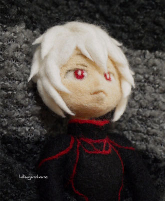 ワールドトリガー 羊毛フェルト 遊真 フィギュア