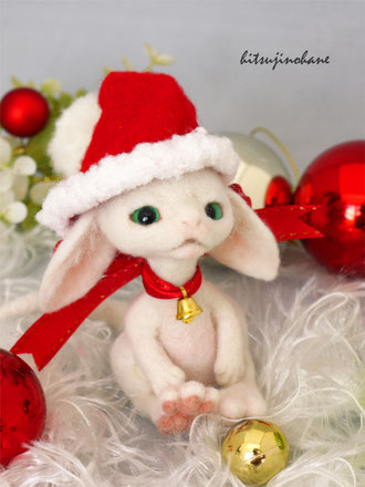 羊毛フェルト 幻獣 クリスマス ドラゴン