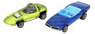 Silhouette y Pontiac Firebird de Hot Wheels.