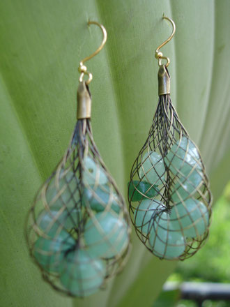 Netted Beads - Sold.