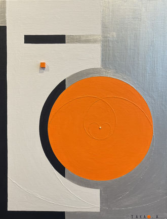 SUPER FINE S 1   F6   318mm×410mm   2025 Acrylic on canvas, wood