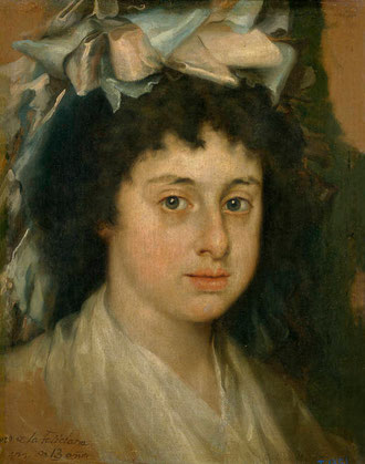 Francisco Bayeu y Subías,Feliciana Bayeu, hija del pintor.1787.38x30cm.