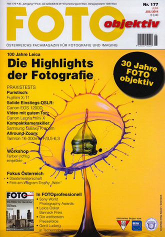 Portfolio von meinen Fotos im Foto Objektiv Magazin Ausgabe Juli 2014