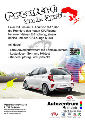 Der neue Kia Picanto in Beilstein