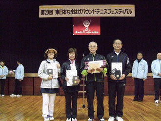 シニアの部　優勝「ナイスショット」