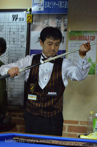 Ryuji Umeda winning 2015 All Japan 3-cushion