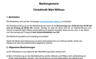 Marktreglement