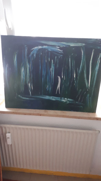 O.t. Bild 19, 60x80, der Delfin Mann mit Heizung 