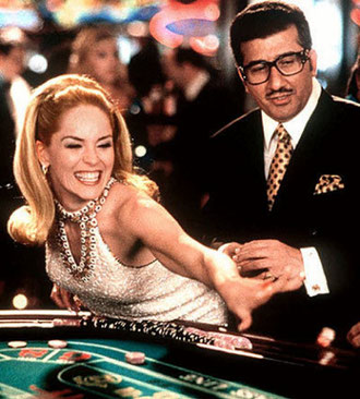 Sharon Stone in Montenegro's casino