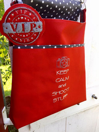 Machwerk, Anna, Tasche, Rot, Keep calm, Kamera, VIP