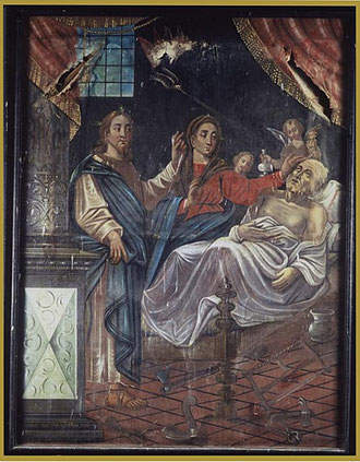 Sant'Andrea di Bozio (Cortenais) - Mort de St Joseph - Giacomo Grandi