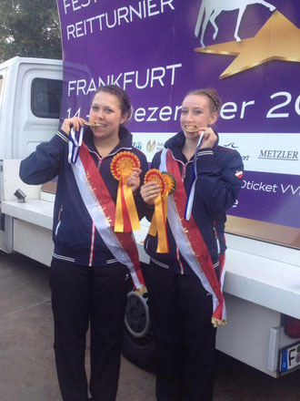 Erfolgreiches Doppel Mara Marschall und Jasmin Glahn