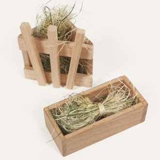 Heubündel aus Sisal – handgefertigt – passend für Schleich® Pferde