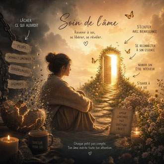 Soin de l'âme - se reconnecter à son âme - en cabinet ou à distance - Roger Raymond.fr