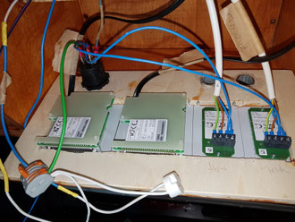 Das Anzeigepannel von hinten