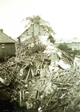 Wildfell Road bomb damage