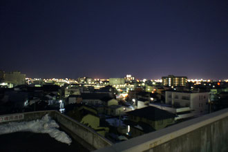 昨日の直江津の夜景（ヨーカ堂の屋上から）