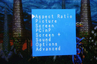 The main menu.