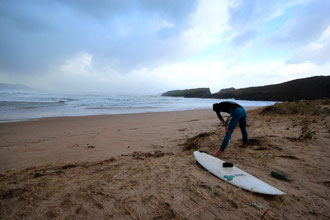 Surf-Warm Up in Galicien