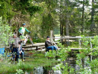 baigner dans la natur, pêcher