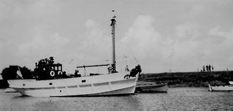 Bateau Baliseur en 1950 (Archives association Somme II)