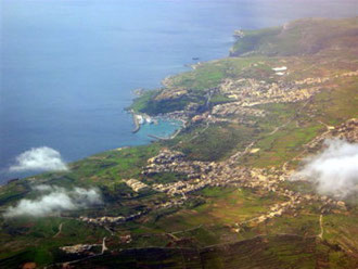 Arial View of Malta