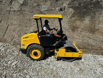 Compactage de chaille 