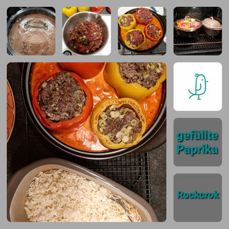 Gefüllte Paprika aus dem Rockcrok® von Pampered Chef®