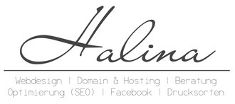 Halina Sommer, Webdesign, Domain & Hosting, Beratung, Optimierung (SEO), Facebook, Drucksorten