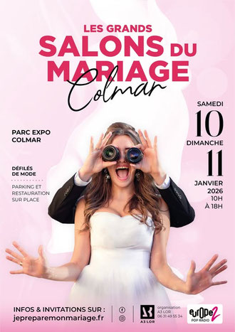 Le Salon du Mariage de Colmar 10 et 11 Janvier 2026