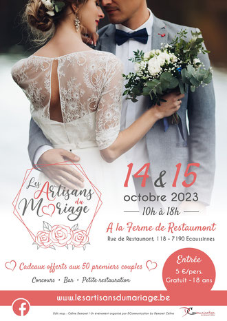 Salon Les Artisans du Mariage 14 et 15 Octobre 2023