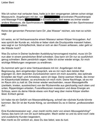 Wow, was für ein Kundenfeedback! Besten Dank