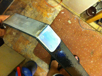 3mm aluminium strengthening plate.